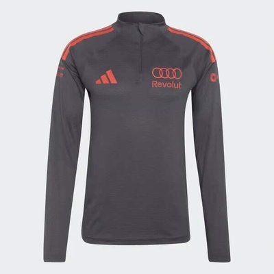 adidas Audi F1 mikina 1/4 Zip mechanic grey F1 Team