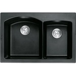 Inter Ceramic ICSG 8401 black Мивка за вграждане