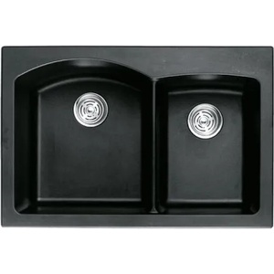 Inter Ceramic ICSG 8401 black Мивка за вграждане