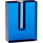 Hübsch Синя стъклена ваза Sena, височина 12 cm - Hübsch (340904)