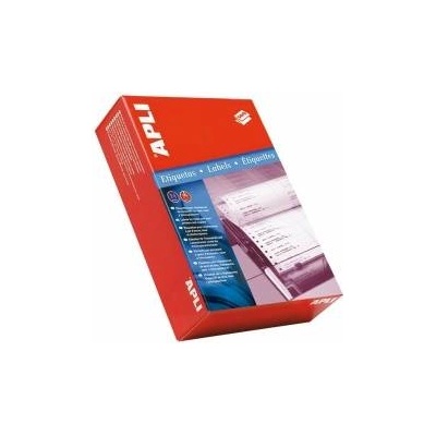 APLI Етикети за принтер Apli 101, 6 x 48, 7 mm Бял 500 Листи