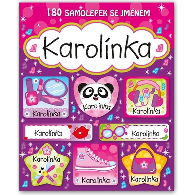ARGUS Veselé nálepky samolepky s menom Karolínka