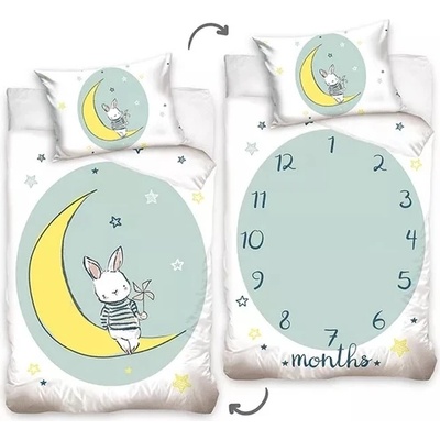 Sonne Бебешки спален комплект Bunny on the moon - 2 части (P1417041)