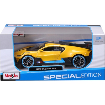 Maisto Bugatti Divo žlutá 1:24