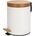 HORECANO G-Кош с педал и бамбуков капак 5lt - 20, 5x27, 5cm БЯЛ (99033-004-W) (0185116)