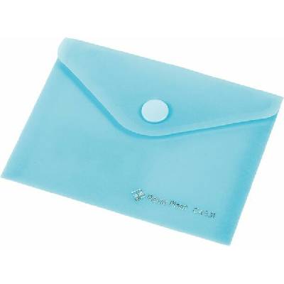 PANTA PLAST Vrecko na dokumenty, A7 s patentovým uzáverom pastelovo modrá 0410-0053-03