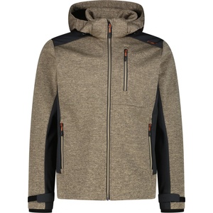 CMP Мъжко софтшел яке CMP Jacket Zip Hood 36A2477 Softshell jacket - Teak Melange - размер 56 (EU) (003-3704-0216)