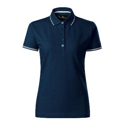 Malfini premium perfection plain 253 / Дамска поло тениска - тъмносиня l (2530215)