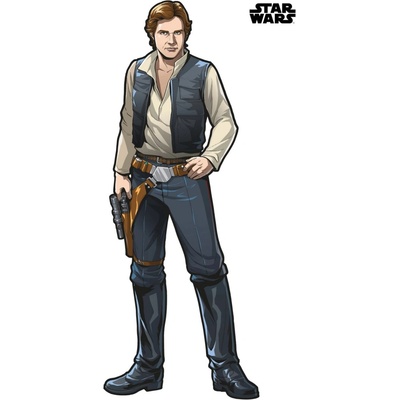 Komar Samolepicí vliesová fototapeta Star Wars XXL Han Solo rozměry 127 x 196 cm