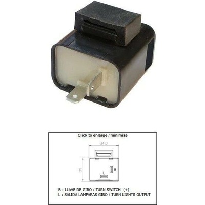 DZE přerušovač blinkrů univerzální (12V 2+2 10W)