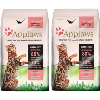 Applaws Cat kura Salmon 2 x 7,5 kg