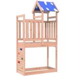 vidaXL Игрална кула Кафяво Солидна Дъгласова дървесина (3417173)