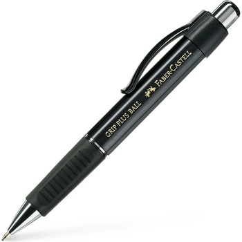 Faber-Castell Химикалка Faber-Castell Grip Plus, 0.4 mm дебелина на писане, син цвят на писане, черна