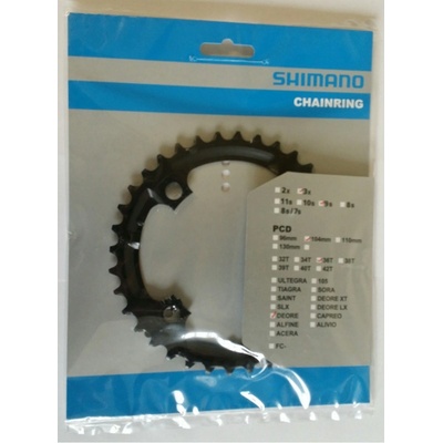 Prevodník Shimano Deore M590 Fe 36z čierny 3x9
