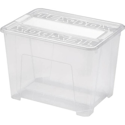 UTC Úložný box TEX BOX 21 l priehľadný UT0125