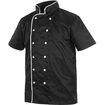 Canis CXS Chef krátky rukáv čierno-biely 46