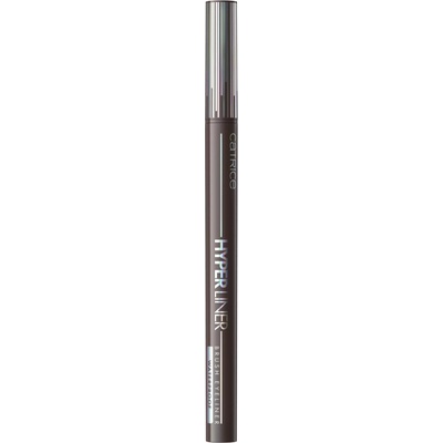 Catrice Hyper Liner Brush Eyeliner dlhotrvajúce vodeodolné očné linky 020 Dark Mocca 0,52 ml