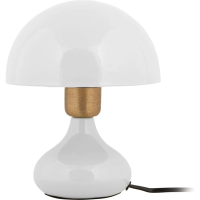 Leitmotiv Бяла настолна лампа с метален абажур (височина 23 cm) Binc - Leitmotiv (LM2207WH)