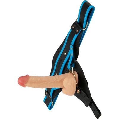 Вибриращ страп-он с реалистично дилдо, 20см. - Ingen Strap-on XS/S/M (LVTOY00847)
