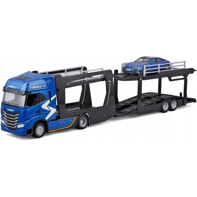 Bburago NÁKLADNÍ AUTO IVECO S-WAY S AUTOPŘEPRAVNÍK AUDI RS E-TRON GT -31475 1:43