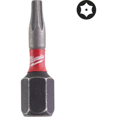 Milwaukee 4932471580 bit TORX BO10 s otvorem, 25mm IMPACT DUTY, torzní zona