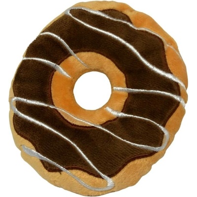 DOGANDO Plyšový donut čokoládový 15 cm