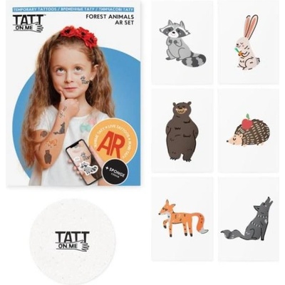 TATTonMe Живи татуировки за деца Горски животни