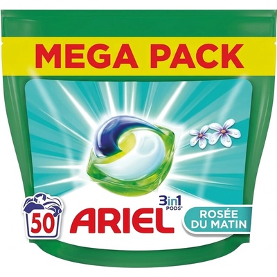 Ariel gelové kapsle 3v1 Ranní rosa universal 50 PD 1,025 kg
