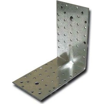 Uholník MA0712, 122x122x090/2,5 mm, Zn, (konzola) rohový, zosilnený