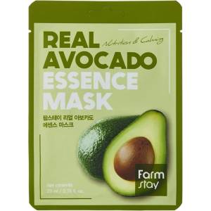 Farmstay Real Avocado Essence Mask - Подхранваща и успокояваща маска с авокадо 1бр/23мл