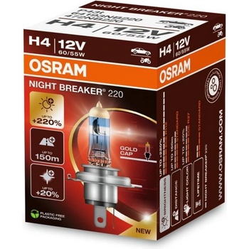 OSRAM H4 osram Нощен лазерен прекъсвач +220% 64193nb220 1бр (3696)