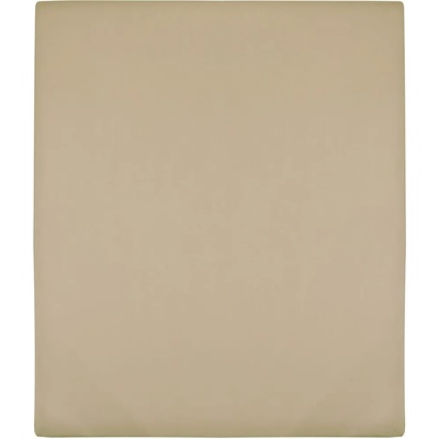 vidaXL Чаршафи с ластик, 2 бр, таупе, 90x200 см, памук (136221)