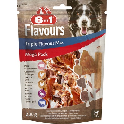 Pochoutka 8in1 Flavours Triple Flav.Mix MEGA PACK 200 g