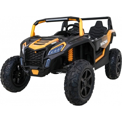 mamido Dětské elektrické autíčko Buggy UTV Strong 24V nafukovací kola zlaté