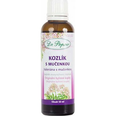 Dr.Popov Kapky bylinné Kozlík s mučenkou 50 ml