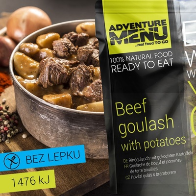 Adventure Menu Телешки гулаш с картофи 400 г