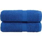 vidaXL Премиум кърпи за гости SOLUND 2 бр. сини 30x50 см 600 г/м2 (137182)