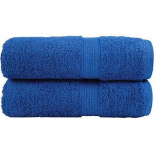 vidaXL Премиум кърпи за гости SOLUND 2 бр. сини 30x50 см 600 г/м2 (137182)