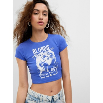 GAP Скъсена тениска с принт GAP GAP | Sin | ЖЕНИ | XXS