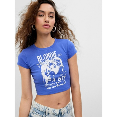 GAP Скъсена тениска с принт GAP GAP | Sin | ЖЕНИ | XXS