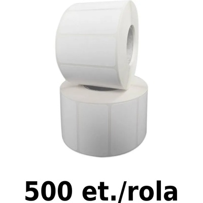 ZINTA Пластмасови pe етикети zinta, 90х50 мм, 500 ет. / ролка, бели (90x50x500-pe)