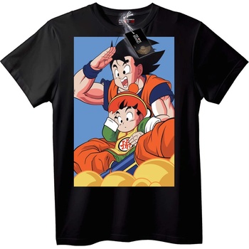 NOONEBRAND Тениска Гоку и Гоан Dragon Ball Z - L, White