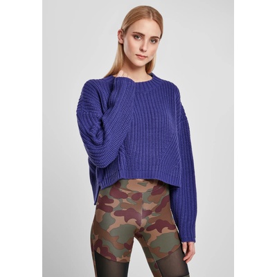 Дамска плетена блуза в лилаво Urban Classics Ladies Wide Oversize Sweater UB-TB2359-02740 - Лилав, размер XXL
