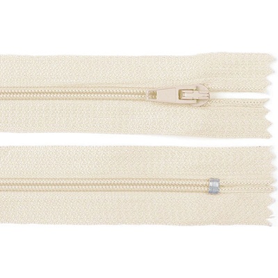 Stoklasa Spirálový zip No 3 délka 25 cm pinlock Balení: 1 ks, Varianta: 306 béžová nejsv. 306 béžová nejsv.