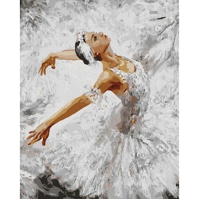 Norimpex - Puzzle Diamant painting: Ballerina in white 30x40cm - 1 - 39 piese