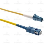 Conneu Оптична пач корда LC-SC Сингъл мод 9/125, 0.5м (CNFJ-LCSCOS2SYE3mm-0.5)
