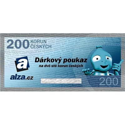 Elektronický dárkový poukaz Alza.cz na nákup zboží v hodnotě 200 Kč – Zboží Dáma