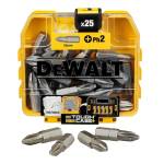 DEWALT Комплект битове, 25 мм, 25 бр. , ph2, за ударни гайковерти