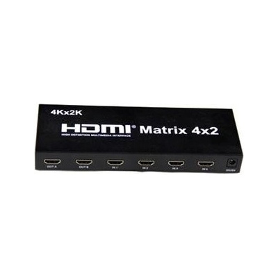 PremiumCord HDMI matrix switch 4:2,s audiem, rozlišení 4Kx2K - 8592220014162 – Zboží Živě