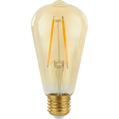 Spectrum LED Retro LED žiarovka E27, ST64, 2W, 240lm, jantárové sklo, 2400K [WOJ+14079]
